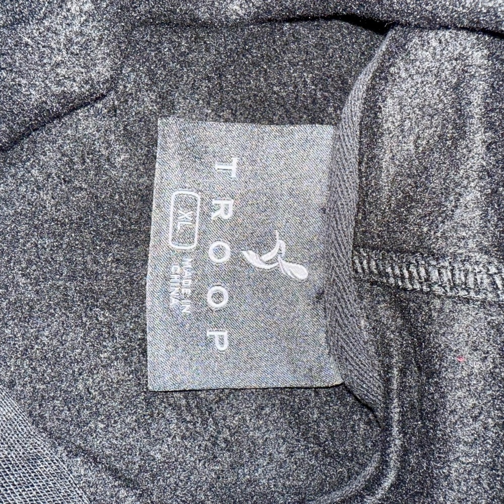 Troop Womens Sustainable Black Hoodie Pullover Sweatshirt XL WFLT001 NWT - Picture 6 of 6